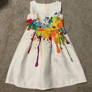 Cute Paint Splatter Dress